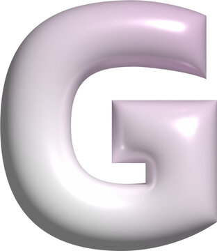 3D Alphabet G