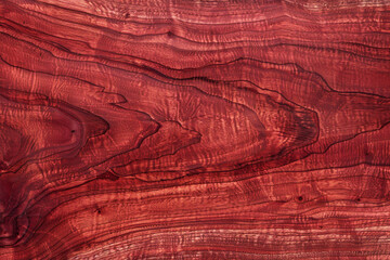 Wall Mural - Silken cherry wood texture with a deep red shine and elegant patterning.
