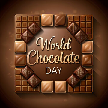 Banner for celebration of World Chocolate Day