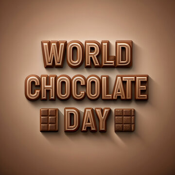 Banner for celebration of World Chocolate Day