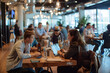 © MOHDAMIRUL - talk in a business restaurant