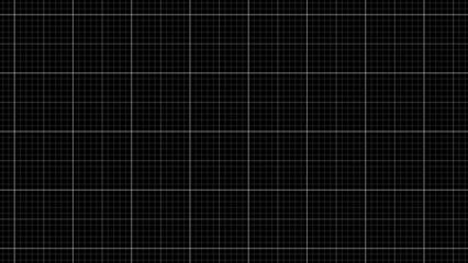 Grid graph pattern moving horizontally seamless loop animation black background Video