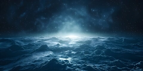 Wall Mural - futuristic designs inspired by visions of space and astronomy in a cosmic atmosphere with a surreal 