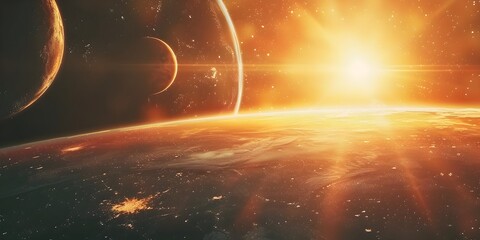 Wall Mural - mythical and historical narratives about the stars and planets astronomy and space concept