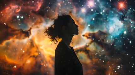 Wall Mural - cosmic backdrop for space themed products and educational displays