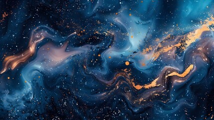 Poster - Mesmerizing Cosmic Backdrop for Space Themed Creations and Product Presentations