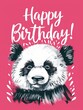 a design of a birthday card with the text 