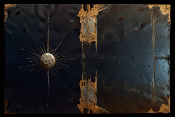 Wall Mural - Background space galaxy with stars