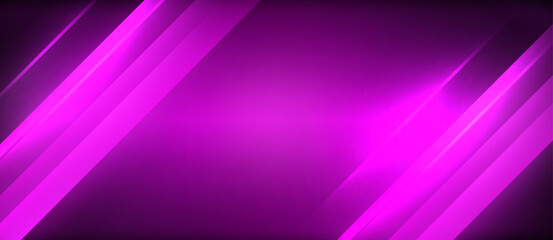 Poster - The vibrant purple background is decorated with intricate lines in shades of violet, pink, and magenta. The electric blue font pops against the colorful pattern, creating a stunning graphic display