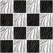 Seamless grid zebra and mosaic pattern colorful colorful of wood wood closeup.	
