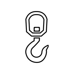 Wall Mural - Hook icon template PNG