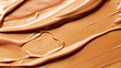 Close up of smooth, liquid tan foundation texture. AI Generative