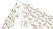 modern architecture concept 3d illustration