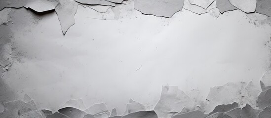 Poster - Gray background with torn paper allowing for a copy space image ideal for advertising