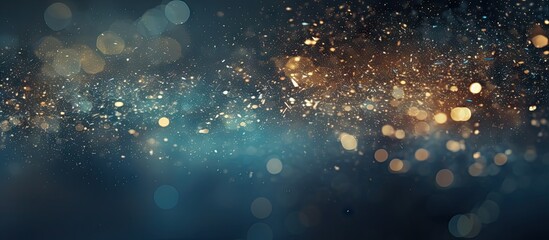 Poster - Image of a background with glittering particles perfect for adding text or graphics. with copy space image. Place for adding text or design