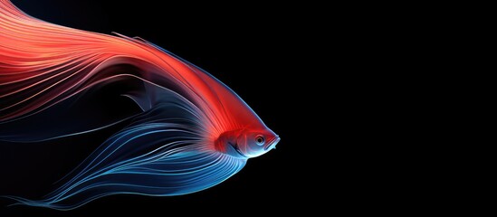 Aufkleber - Copy space image of a mounted fish fin