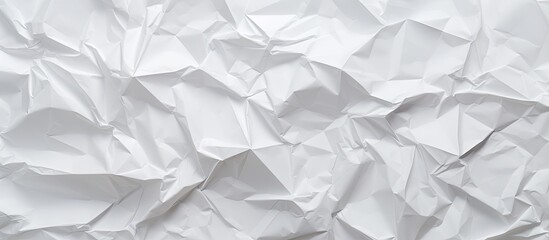 Aufkleber - A white crumpled paper provides a textured background for copy space image
