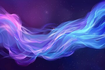 Poster - Blue and purple smoke floating in the air, suitable for various graphic design projects