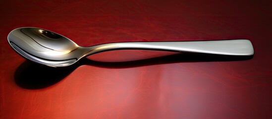 Poster - Cutlery with a fork and spoon. with copy space image. Place for adding text or design