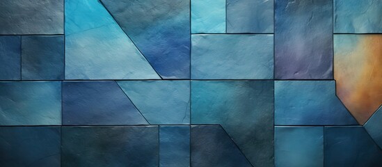 Leinwandbilder - An abstract background with a texture and surface design of floor tiles suitable for both interior and exterior decor It provides a copy space image for creative concepts