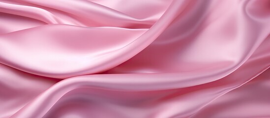 Aufkleber - Abstract pink satin fabric texture background perfect for design with copy space image