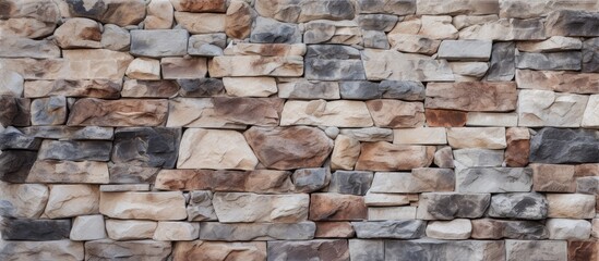 Aufkleber - A genuine rocky texture with native stone perfect for headers on design cover website and article Ideal for home builders and residential contractors Background with copy space image