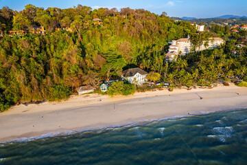 Poster - Aerial view of Panwa beach in Phuket, Thailand