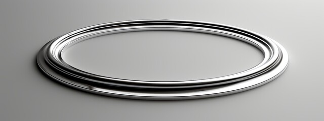 Leinwandbilder - An oval shape framing a blank space in the center of the page. for symbol or text.