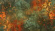 © Vletal - Textura bronce oxidado con degradación en tonos naranjas y verdes