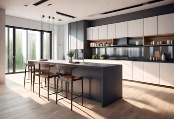 Sticker - modern kitchen interior