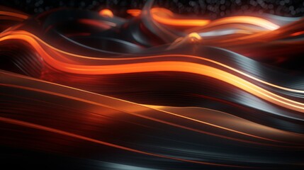 Poster - generative ai dynamic lines and curves creating an energetic and abstract composition.