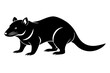 tasmanian devil cartoon vector illustration
