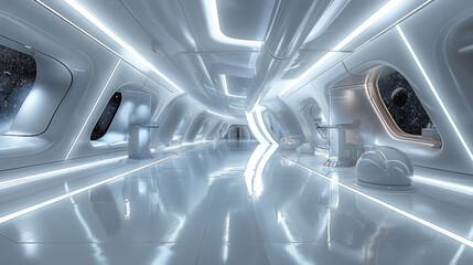 Poster - Space Recruitment Center. Generative AI.