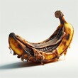A Detailed View of a Decomposing Banana.