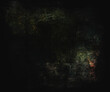 Dark grunge scratched horror background, old damaged wall, distressed texture