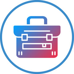 Wall Mural - Vector Design Briefcase Icon Style