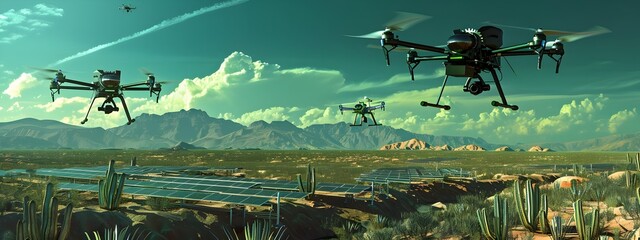 Poster - Autonomous Solar Powered Drones Monitoring Environmental Resources