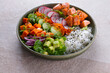 © Foodlovers - Salad Bowl with salmon and rice