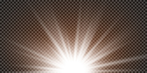 Wall Mural - vector illustration of abstract flare light rays