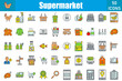 © Pexelpy - Super Market Icons Set.Perfect Pixel.Vector Illustration