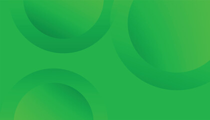 Aufkleber - Green abstract background, oval shape composition, Modern and Creative Trend design, circles on green background, Vector illustration