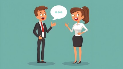 Aufkleber - Business professionals having a discussion about a project or solution in the office