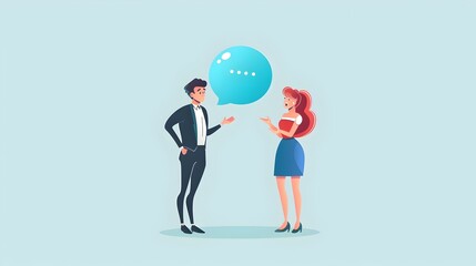 Aufkleber - Coworkers discussing strategy during a business meeting in modern office setting