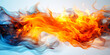 Flame texture. Abstract flame for banner background.