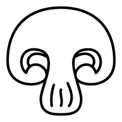 champignon icon illustration