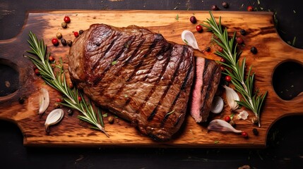 Wall Mural - Grilled beef steak meet