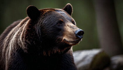 brown bear portrait