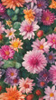 A close-up photo of vibrant flowers, lush foliage, or delicate petals, bringing the beauty of botanicals, flower wallpaper
