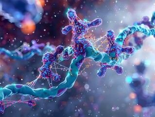 Poster - Molecular Model of Neurotransmitter Vesicle Structure and Release at Synapses in