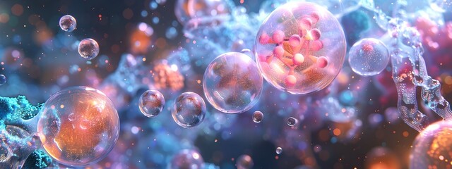Poster - Captivating Visual Representation of ATP Synthesis Process in Cells